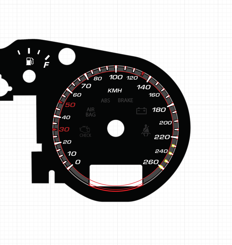 Metric Audi TT Illuminated Gauge Faces Available!