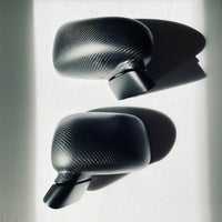 Corrado Carbon Fiber Side Mirrors Fully Assembled Set