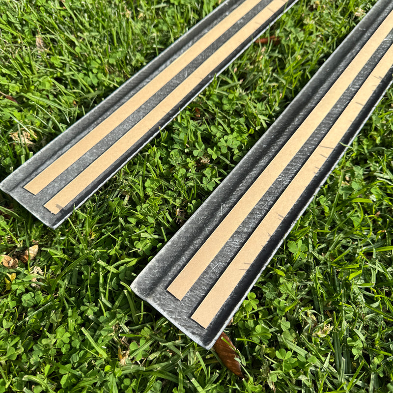 Corrado Carbon Fiber Door Sills Corrado VR6 Logos