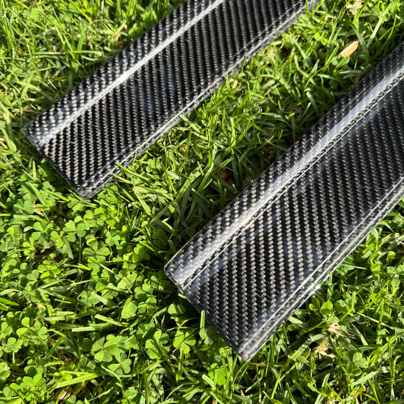 Corrado Carbon Fiber Door Sills Corrado VR6 Logos