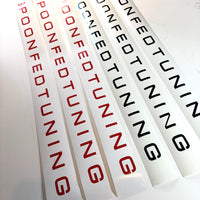 SpoonFedTuning Vinyl 22" Stickers