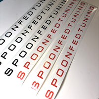 SpoonFedTuning Vinyl 22" Stickers