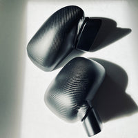 Corrado Carbon Fiber Side Mirrors Fully Assembled Set