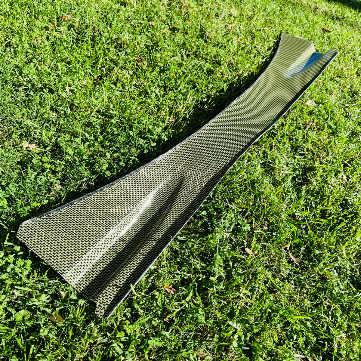 Corrado LHD Rain Tray Carbon/Kevlar Ylw/Blk Diagonal