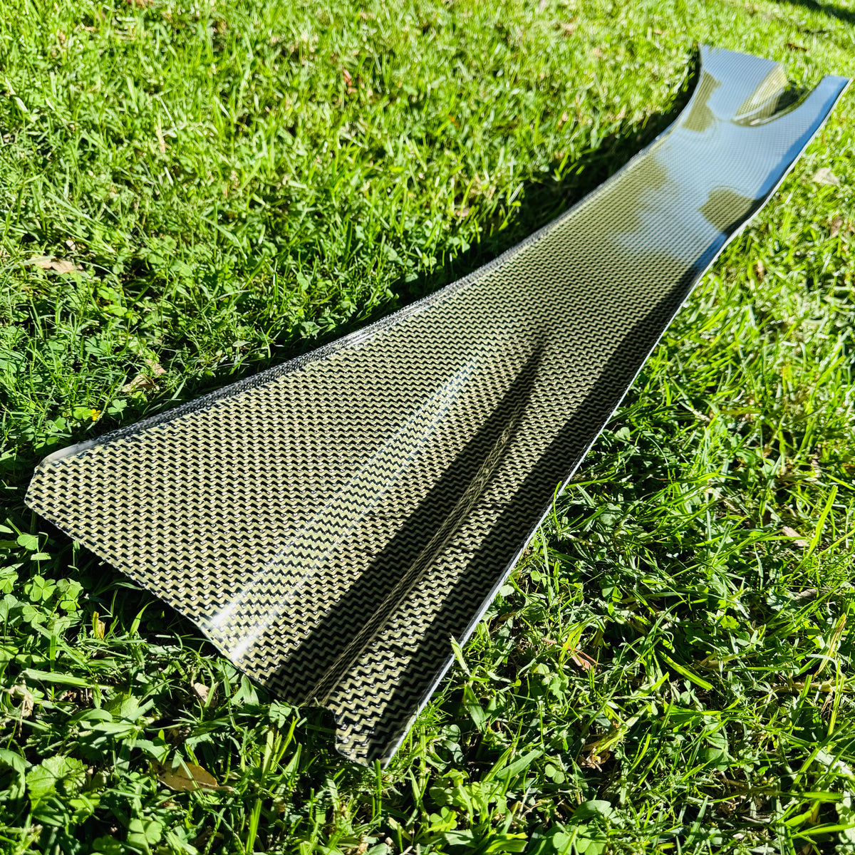 Corrado LHD Rain Tray Carbon/Kevlar Ylw/Blk Diagonal
