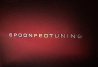 SpoonFedTuning 14" Two Color Chrome Stickers