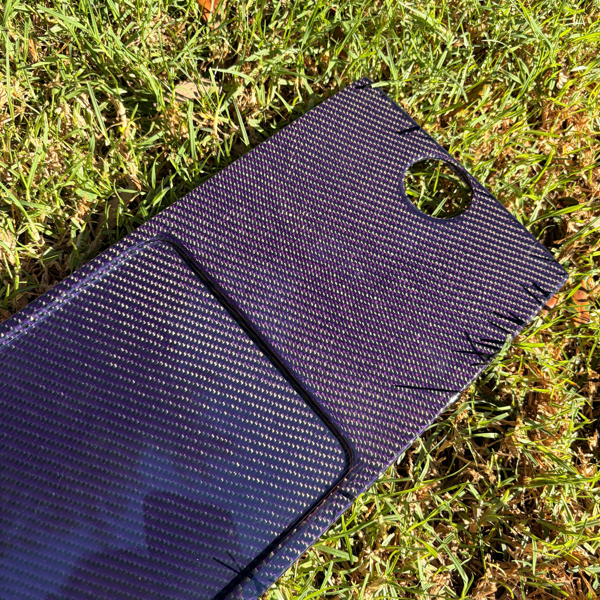 Corrado US Plate Holder Purple Carbon/Kevlar