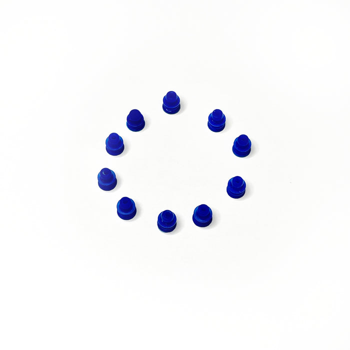 3.5mm Blue Terminal Seals 10 Pieces