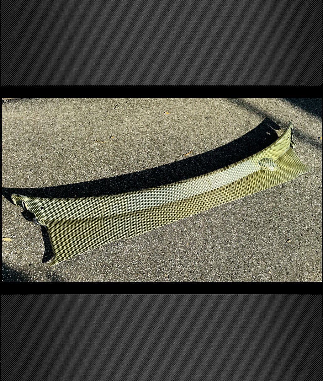 MK3 Rain Tray Carbon/Kevlar