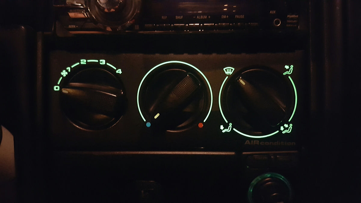 Corrado Backlit HVAC Displays