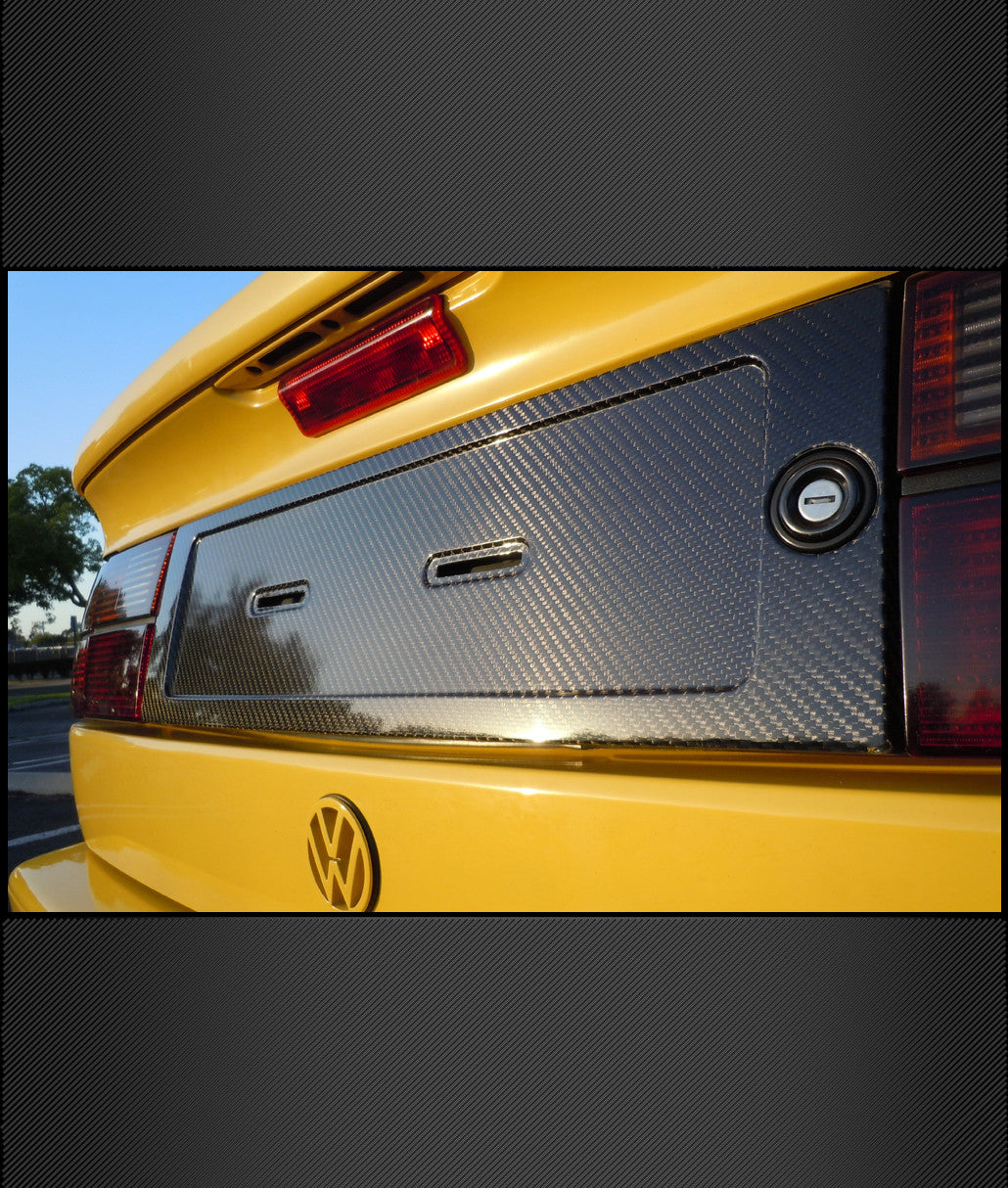 Corrado Euro Plate Holder Carbon Fiber
