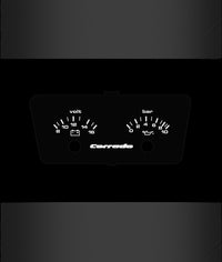 Corrado Backlit VR6 Volt/Oil Center Gauge Face Set