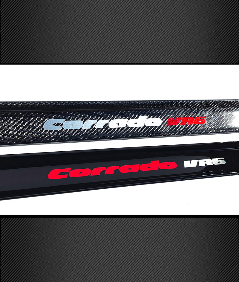 Corrado Door Sills Chrome Logos