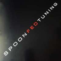 SpoonFedTuning 14" Two Color Solid Stickers