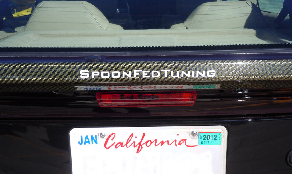 SpoonFedTuning 10" Vinyl 1 Color Sticker