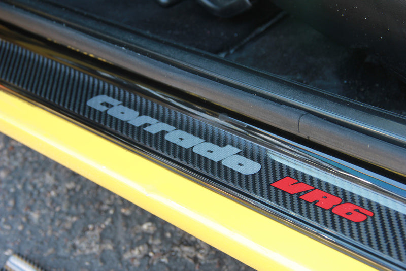 Carbon Fiber Scuff Plate/ Sill Plate Insert - Fiddle Fart Fabrication