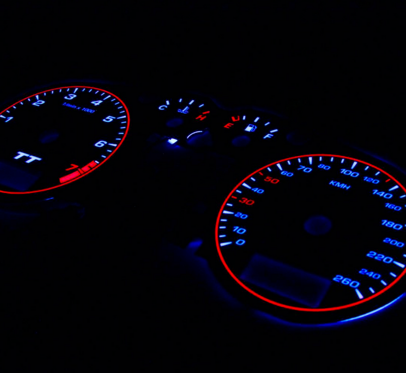 Audi TT Mk1 Illuminated Gauge Faces