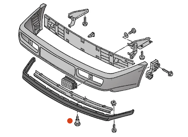 Corrado Front Splitter Bolt Set