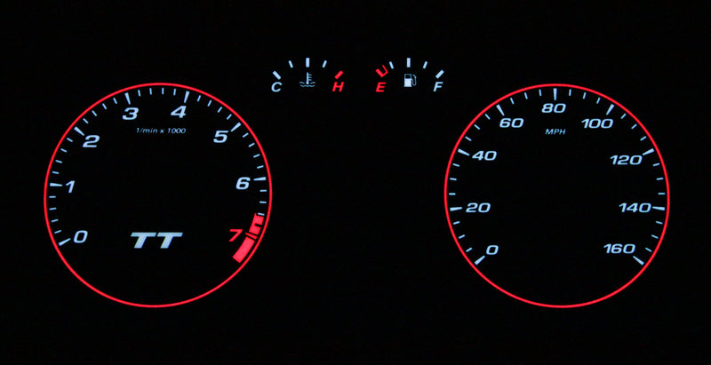 Audi TT Mk1 Illuminated Gauge Faces