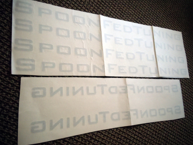 SpoonFedTuning Vinyl 22" Stickers