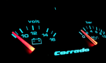 Corrado Backlit VR6 Volt/Oil Center Gauge Face Set